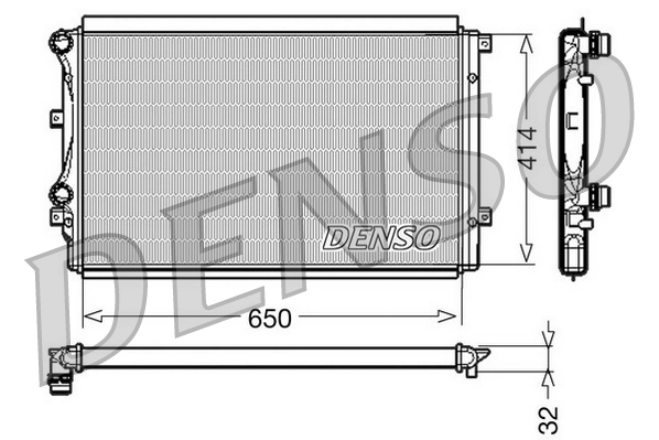 Radiator, engine cooling DRM32015