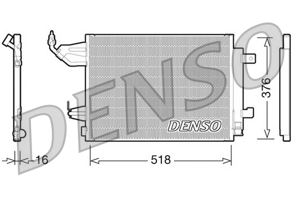 Condenser, air conditioning DCN16001