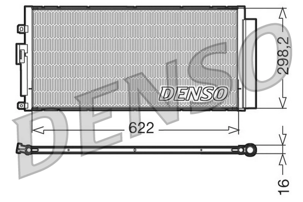 Condenser, air conditioning DCN09046