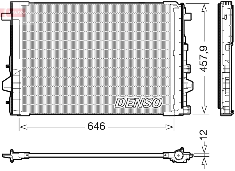 Condenser, air conditioning DCN17059
