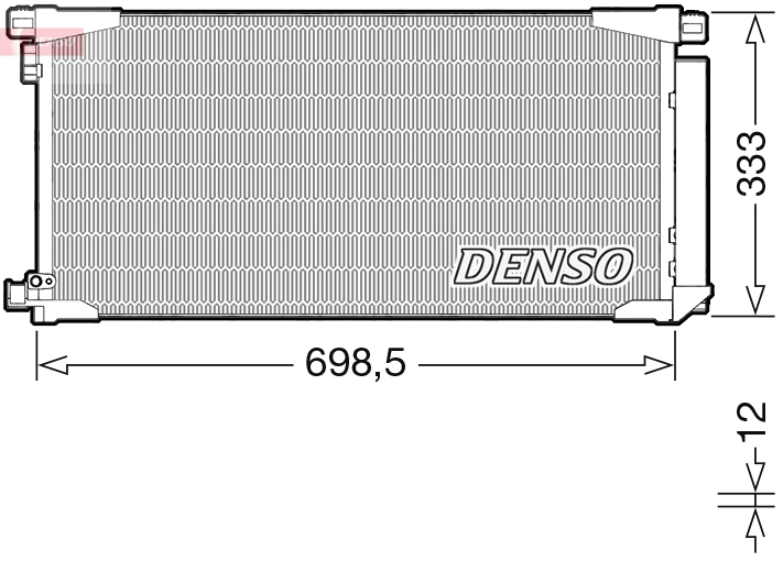 Condenser, air conditioning DCN50115
