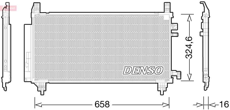 Condenser, air conditioning DCN50046