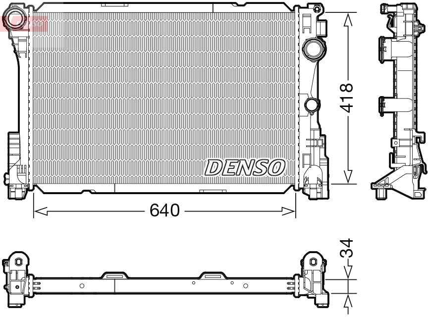 Radiator, engine cooling DRM17115