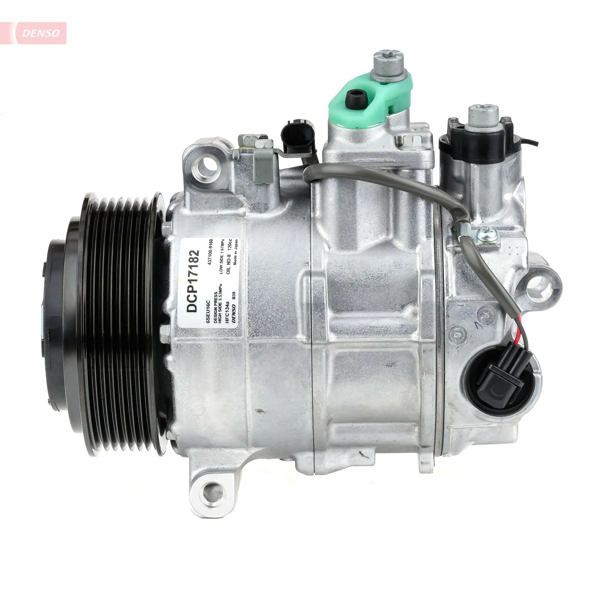 DENSO DCP17182 Compressor, air conditioning