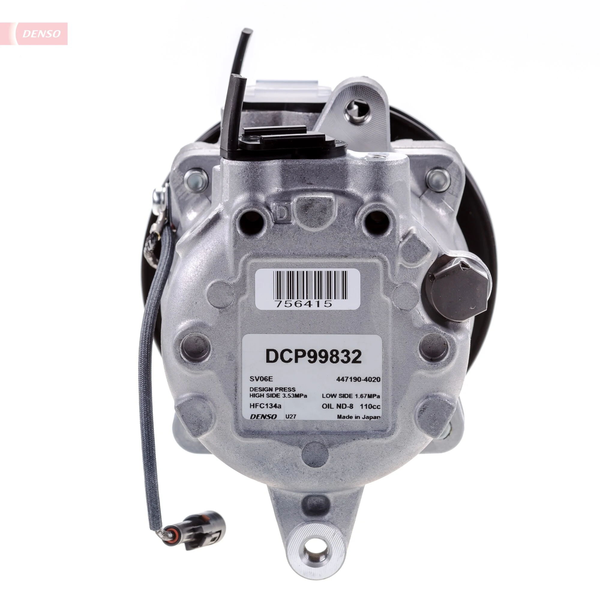 DENSO DCP99832 Compressor, air conditioning