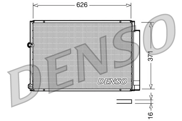 Condenser, air conditioning DCN50018