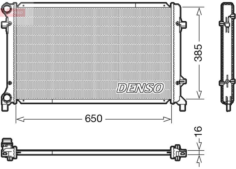 Radiator, engine cooling DRM02014