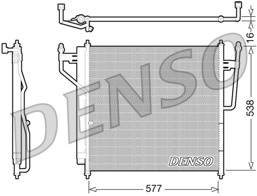 Condenser, air conditioning DCN46017