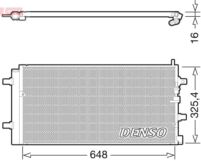 Condenser, air conditioning DCN02002