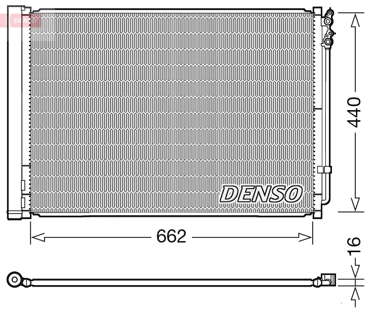 Condenser, air conditioning DCN05032