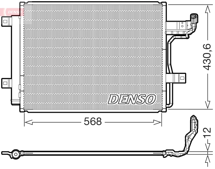 Condenser, air conditioning DCN44019