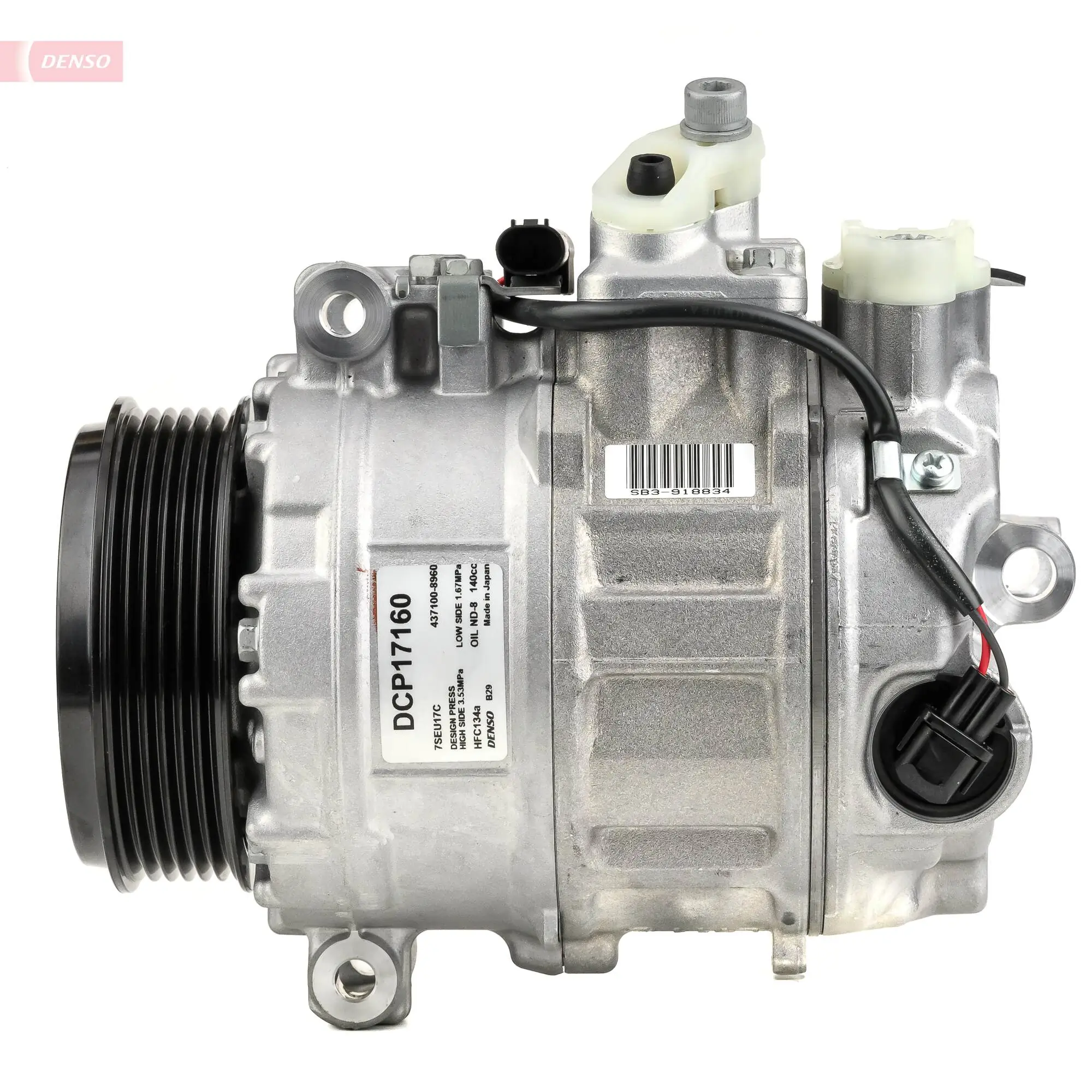 DENSO DCP17160 Compressor, air conditioning