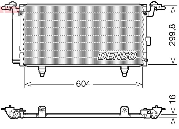 Condenser, air conditioning DCN36005