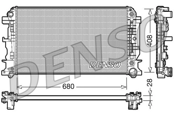 Radiator, engine cooling DRM17044