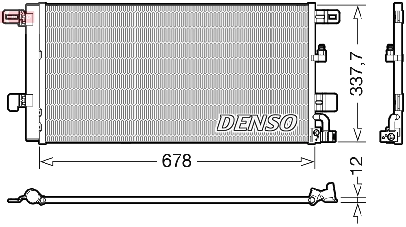 Condenser, air conditioning DCN02001