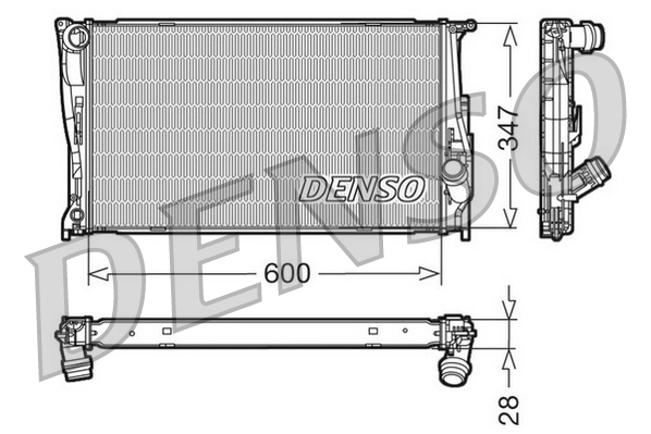 Radiator, engine cooling DRM05111