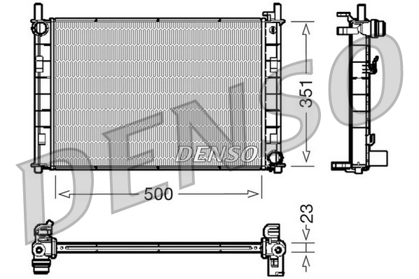Radiator, engine cooling DRM10045