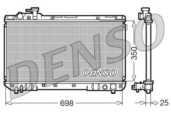 Radiator, engine cooling DRM50020