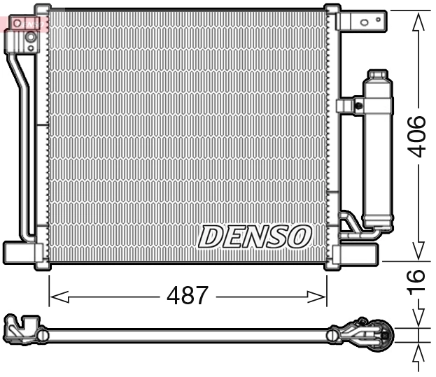 Condenser, air conditioning DCN46021