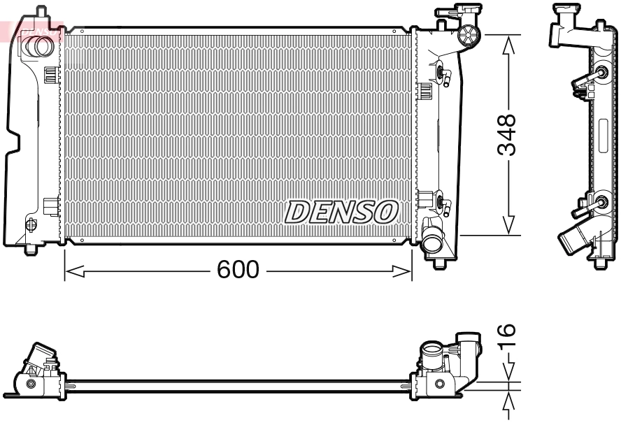 Radiator, engine cooling DRM50111