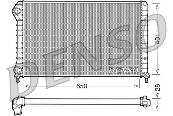 Radiator, engine cooling DRM09061