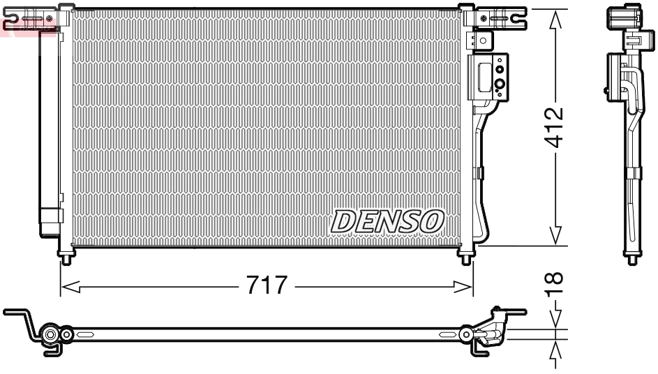 Condenser, air conditioning DCN41008