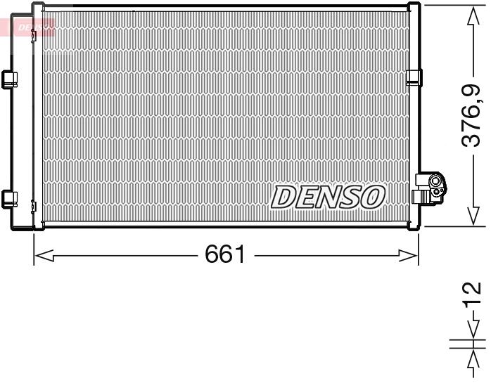 Condenser, air conditioning DCN05106