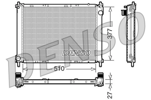 Radiator, engine cooling DRM46022