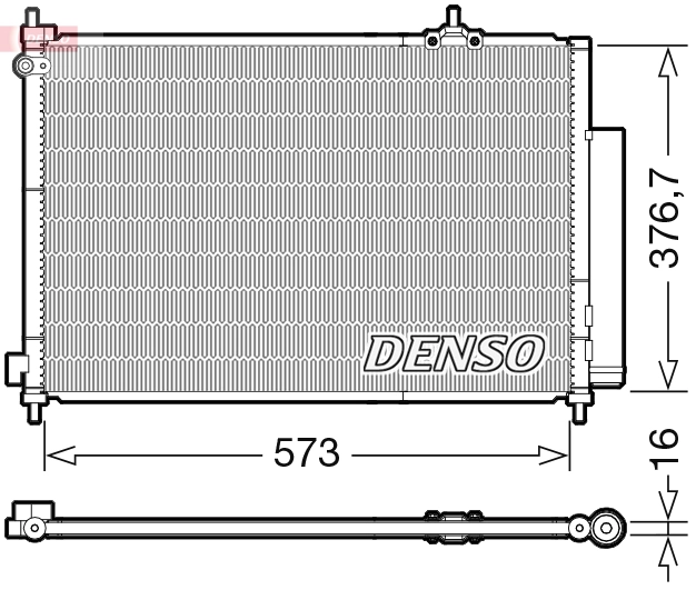 Condenser, air conditioning DCN40031