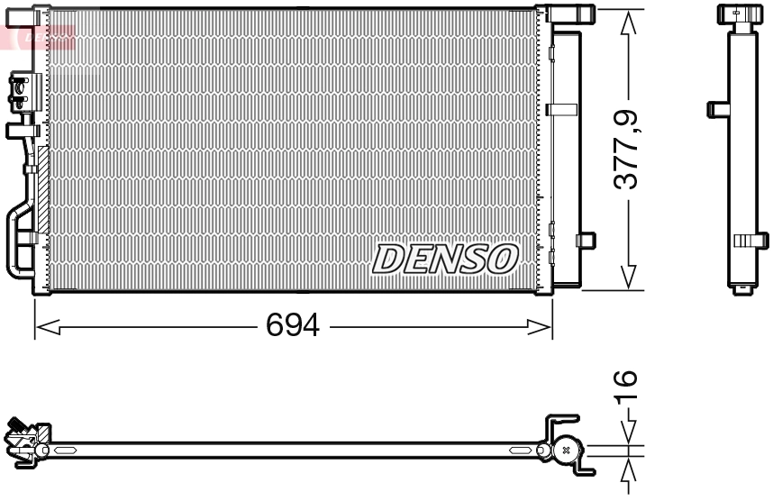 Condenser, air conditioning DCN41019