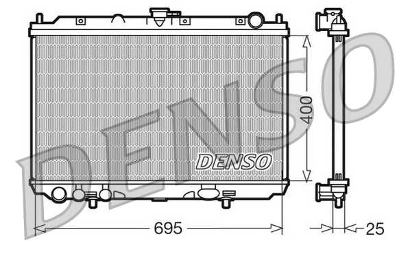 Radiator, engine cooling DRM46016