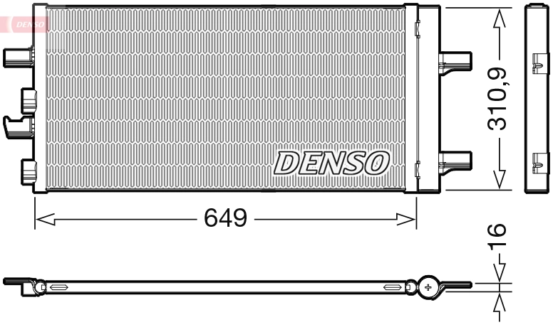 Condenser, air conditioning DCN05104