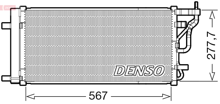 Condenser, air conditioning DCN41024