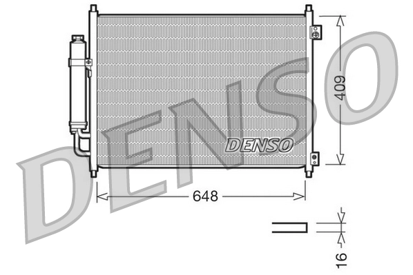Condenser, air conditioning DCN46001