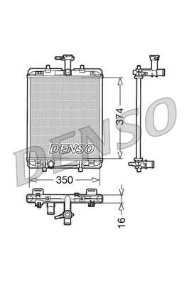 Radiator, engine cooling DRM21602