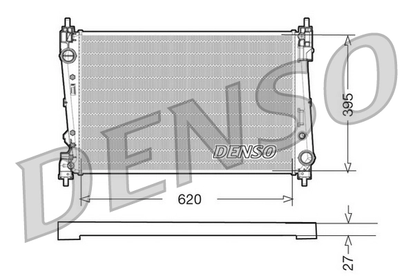Radiator, engine cooling DRM09112