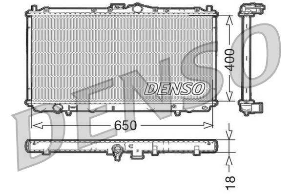 Radiator, engine cooling DRM45010