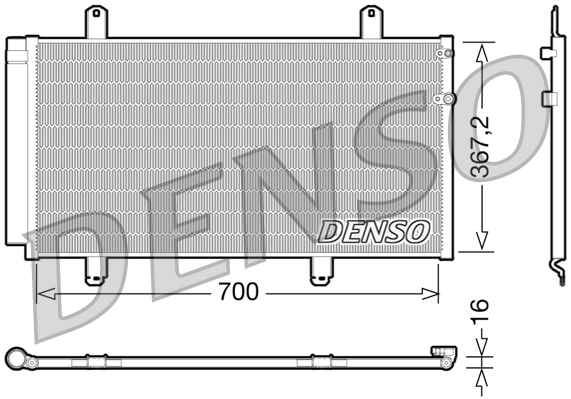 Condenser, air conditioning DCN51004