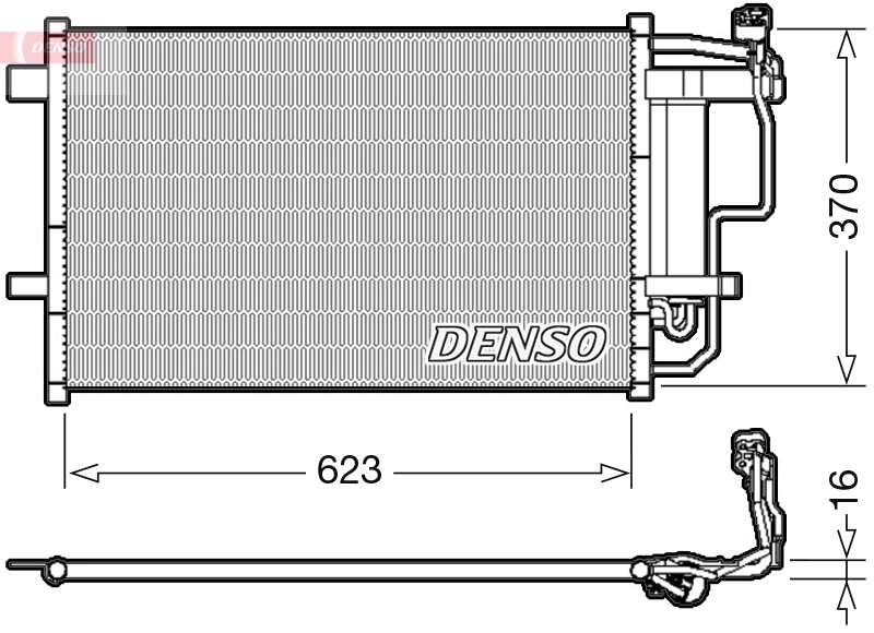 Condenser, air conditioning DCN44007