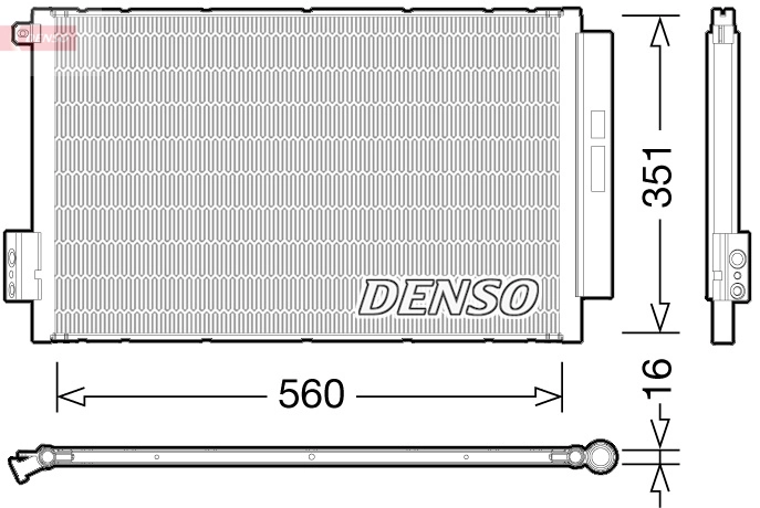 Condenser, air conditioning DCN09043