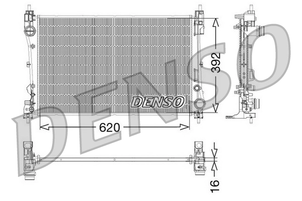 Radiator, engine cooling DRM09115