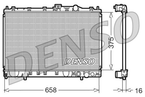 Radiator, engine cooling DRM45002