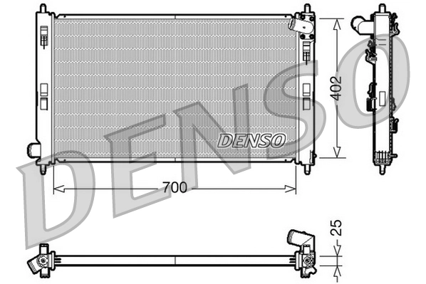 Radiator, engine cooling DRM45032