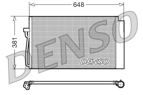 Condenser, air conditioning DCN05017