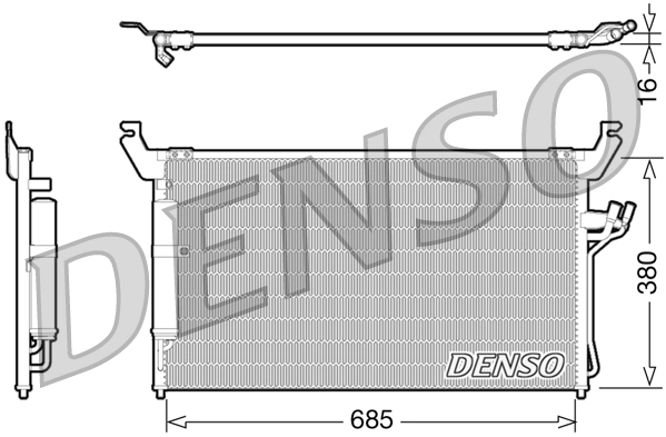 Condenser, air conditioning DCN46013