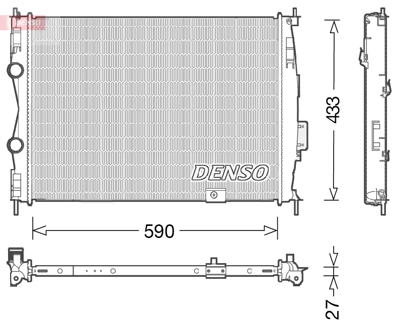 Radiator, engine cooling DRM46051