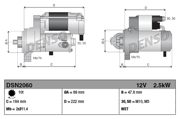DENSO DSN2060 Starter