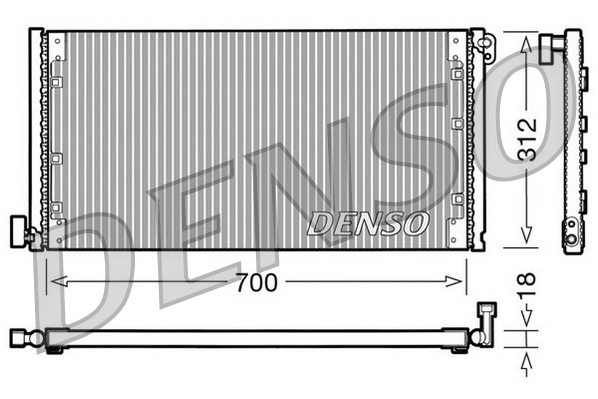 Condenser, air conditioning DCN12001