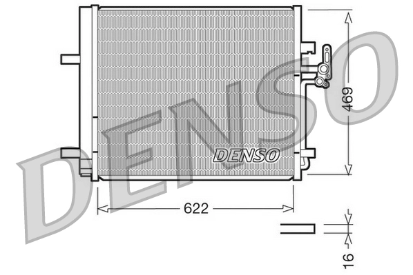 Condenser, air conditioning DCN10016