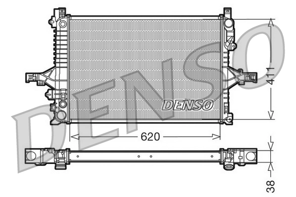 Radiator, engine cooling DRM33066